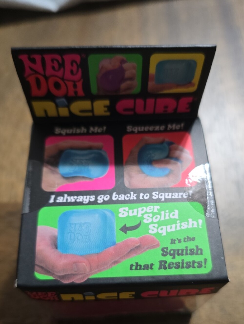 NeeDoh Nice Cube Pink Super Solid Squish - NeeDoh - Picture 3 of 5